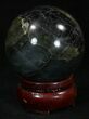 Flashy Labradorite Sphere - Great Color Play #32064-2